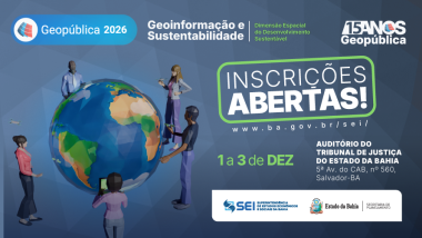 Inscrições abertas para a 15ª edição do Geopública | SECOM Inscrições abertas para a 15ª edição do Geopública | SECOM